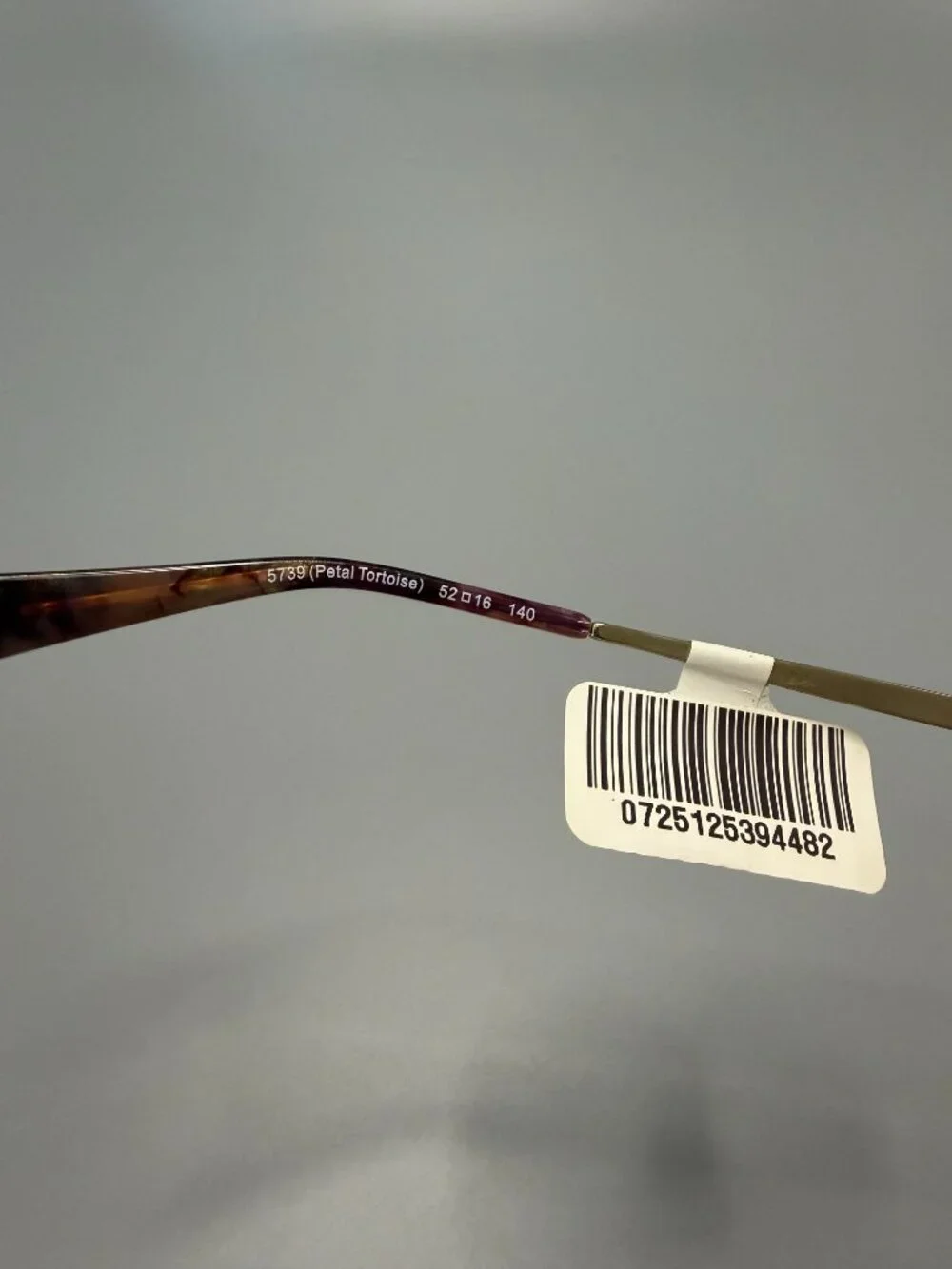 Coach HC6110 5739 Petal Tortoise Eyeglass Frames 52-16-140 New Demo
